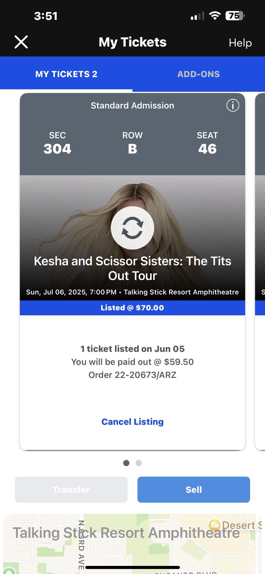 2 Kesha Tickets!! (Row B Seats)