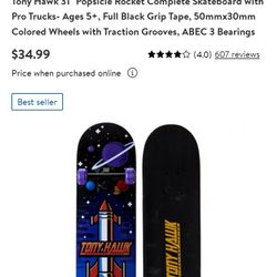Tony Hawk Signuture Series Skateboard
