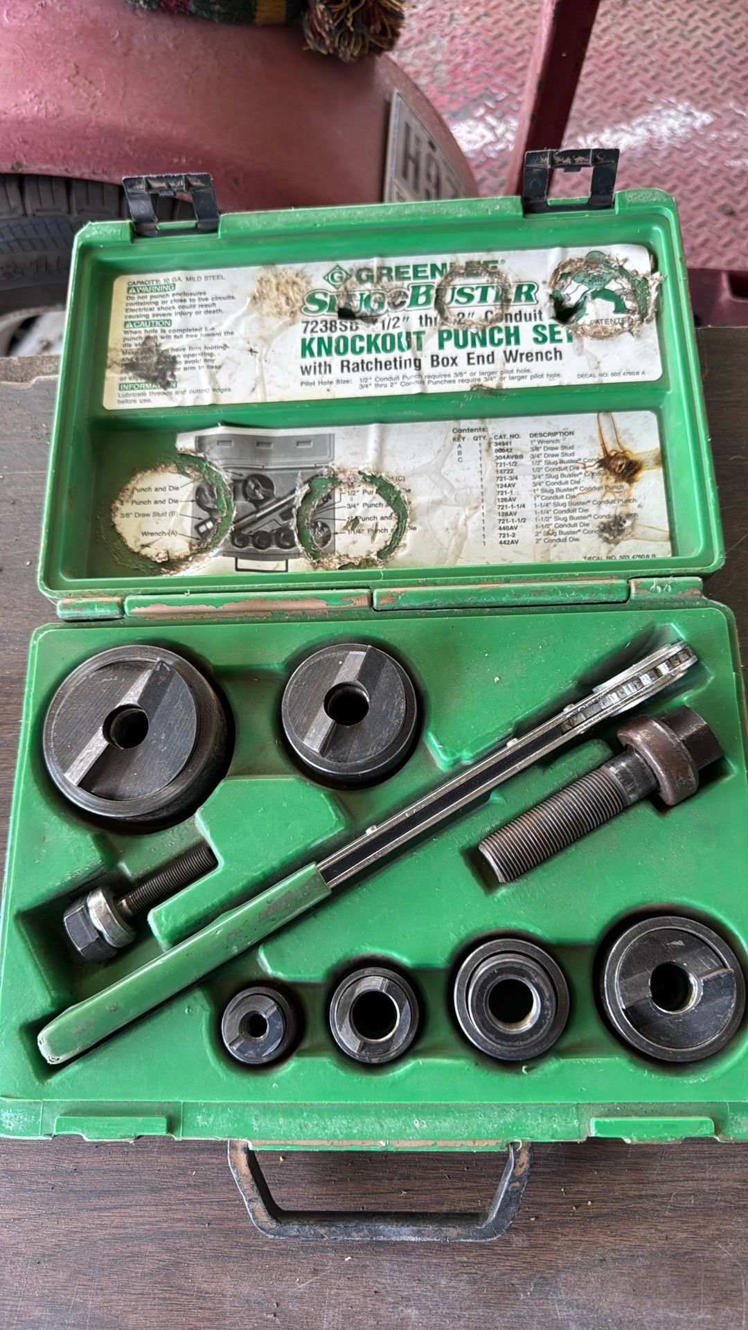 Greenlee Knock Out Set