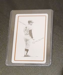1978 Mickey Mantle card in a hard protective case. $10
