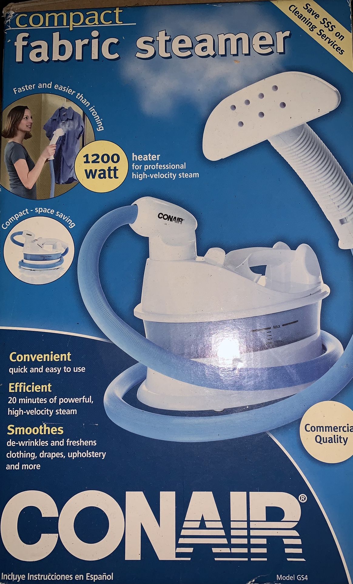 Conair Compact Fabric Steamer