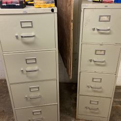 File Caninets And Wood Shelves