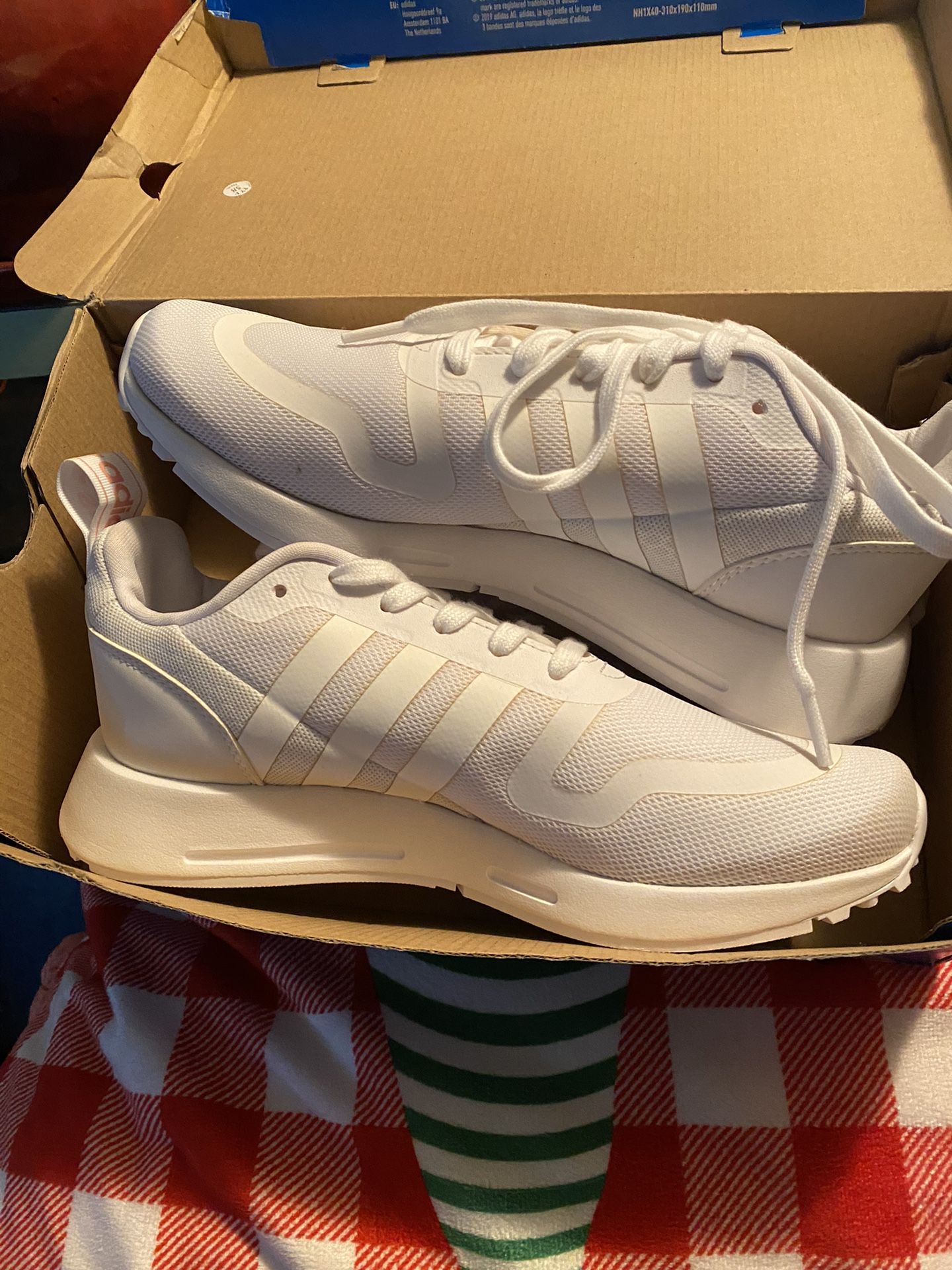 White Adidas Brand New