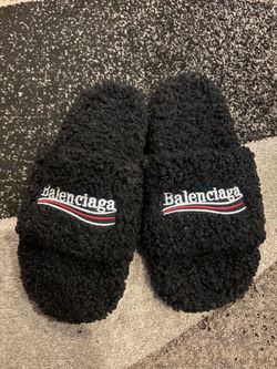 Balenci Fur slides