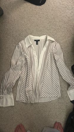 White long sleeve size 12
