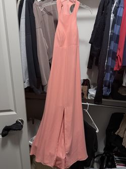 Coral Formal Dress – Wedding Guest / Bridesmaid Gown
