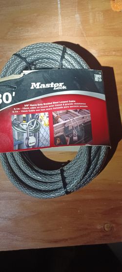 Master Lock Steel Braided Cable - NEW