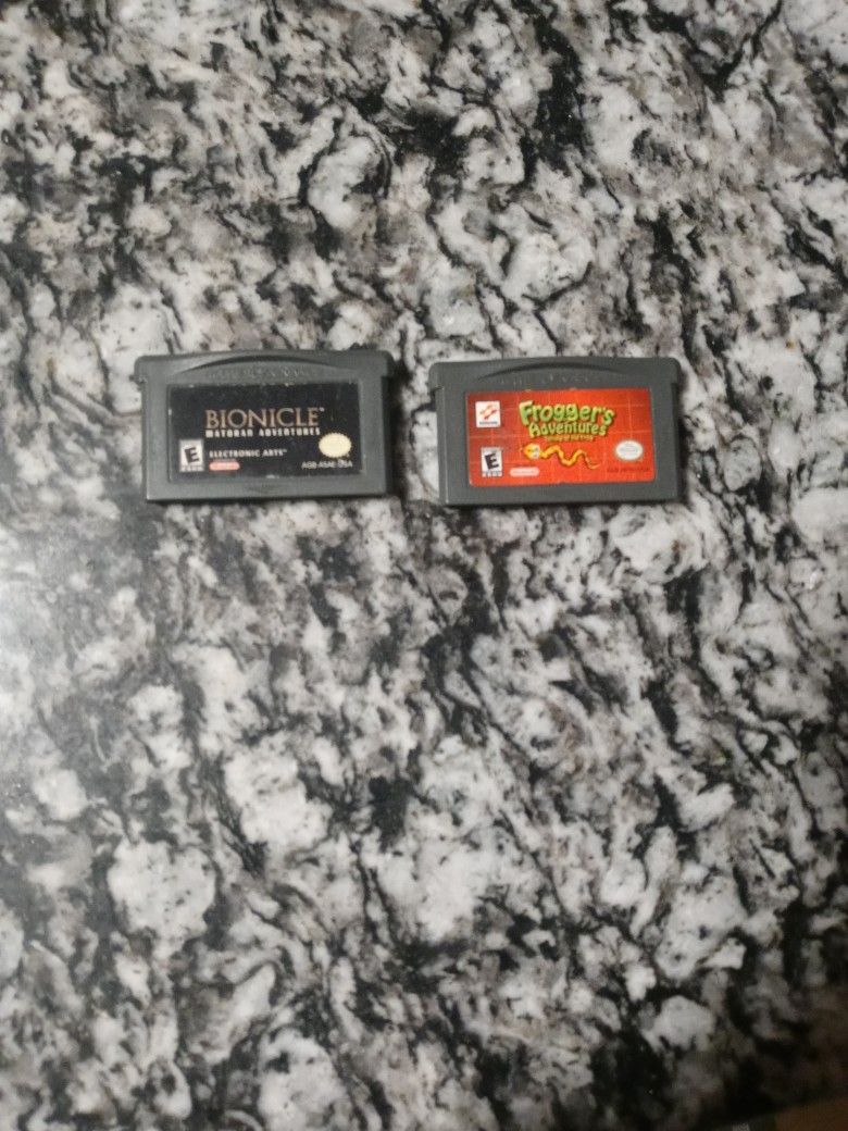 GBA Games Froggers Advance And Bionicle (Trade's are Welcomed)