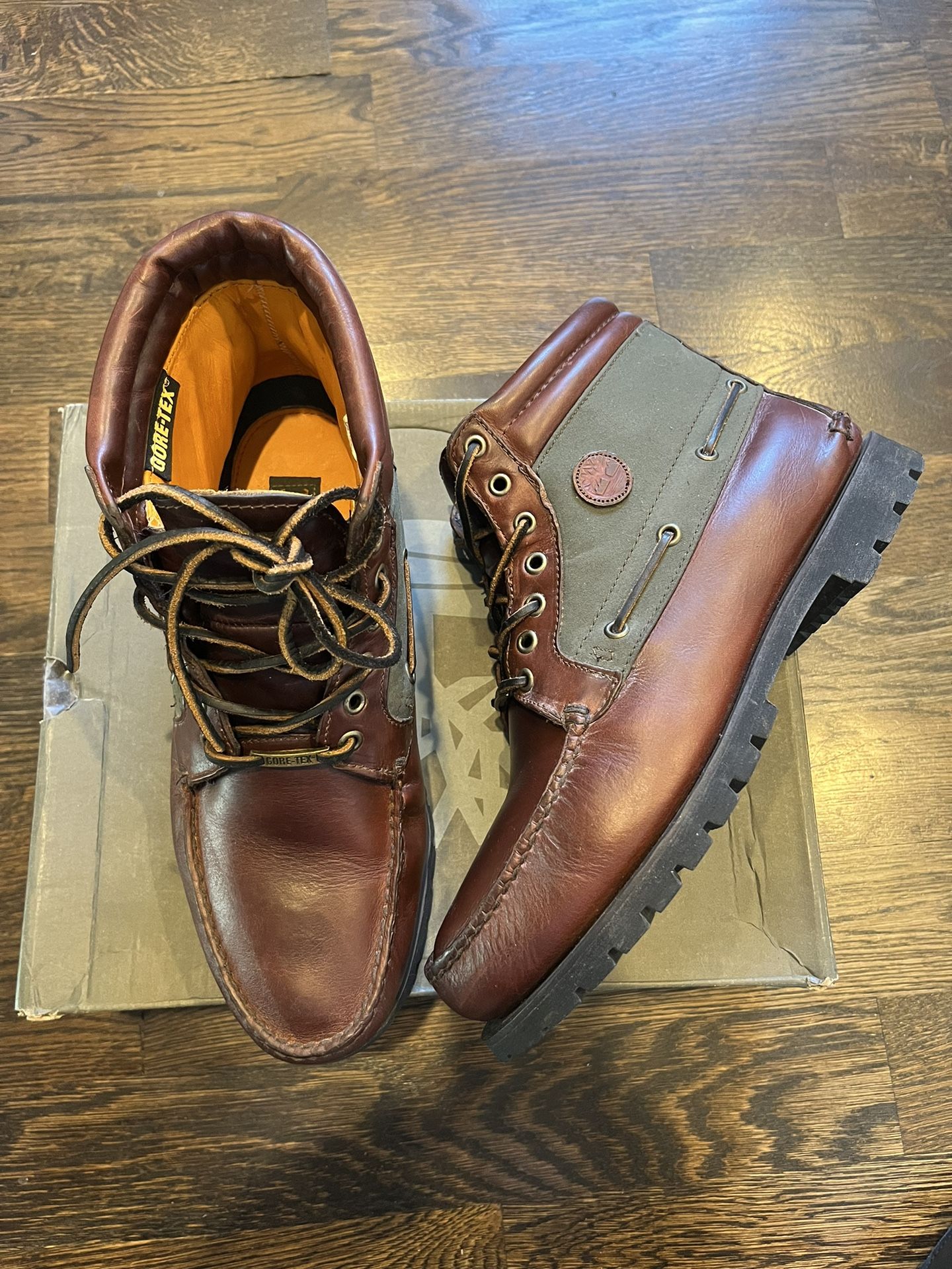 Timberland 7 eye moc chukka Boot Excellent Condition GORE-TEX Size 12