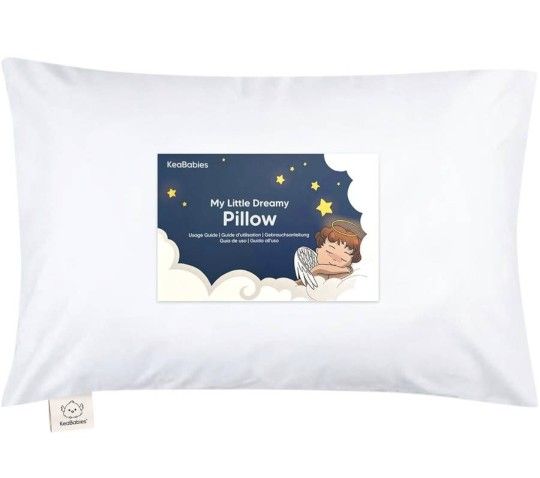 KeaBabies My Little Dreamy Organic Cotton Toddler Pillow