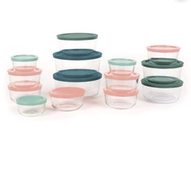 Pyrex Simply Store 28-Piece Glass Food Storage Set $24.99