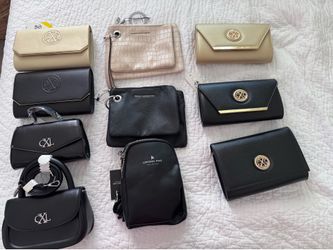 New Purse Bundle - Cross body, clutch, wristlet and sling bag