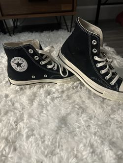 Converse, Black High-tops (size 5.5 men)