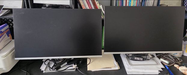 HP Dual 27in Computer Monitors for sale