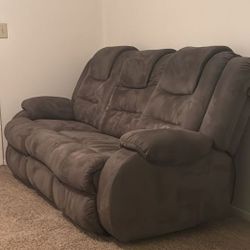 3-seater sofa with reclining sides