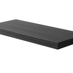 Wall Shelf Set of 1,Dark Wood Floating Shelves 36 in W x 12.75 in D x 2 in H, Wooden Floating Wall Shelf with Invisible Brackets for Living Room/Bedro