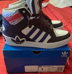 Adidas Hard Courts High Tops size 5Y