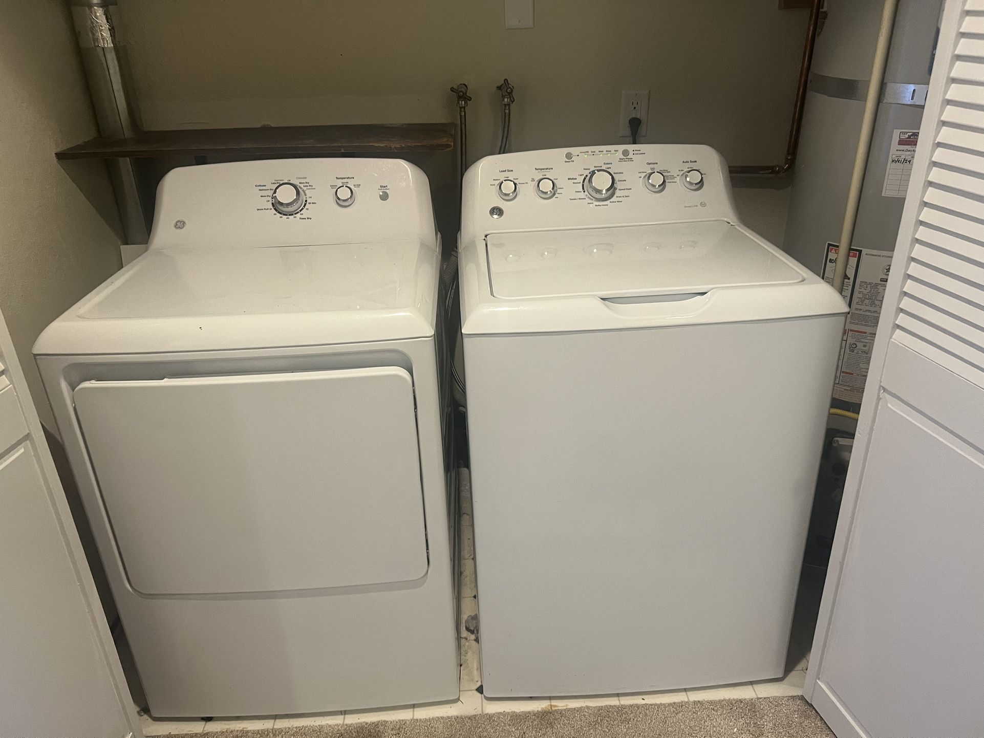 GE Washer & Dryer Set 300 For Both