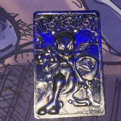 Mewtwo Burger King Gold Plated Card 