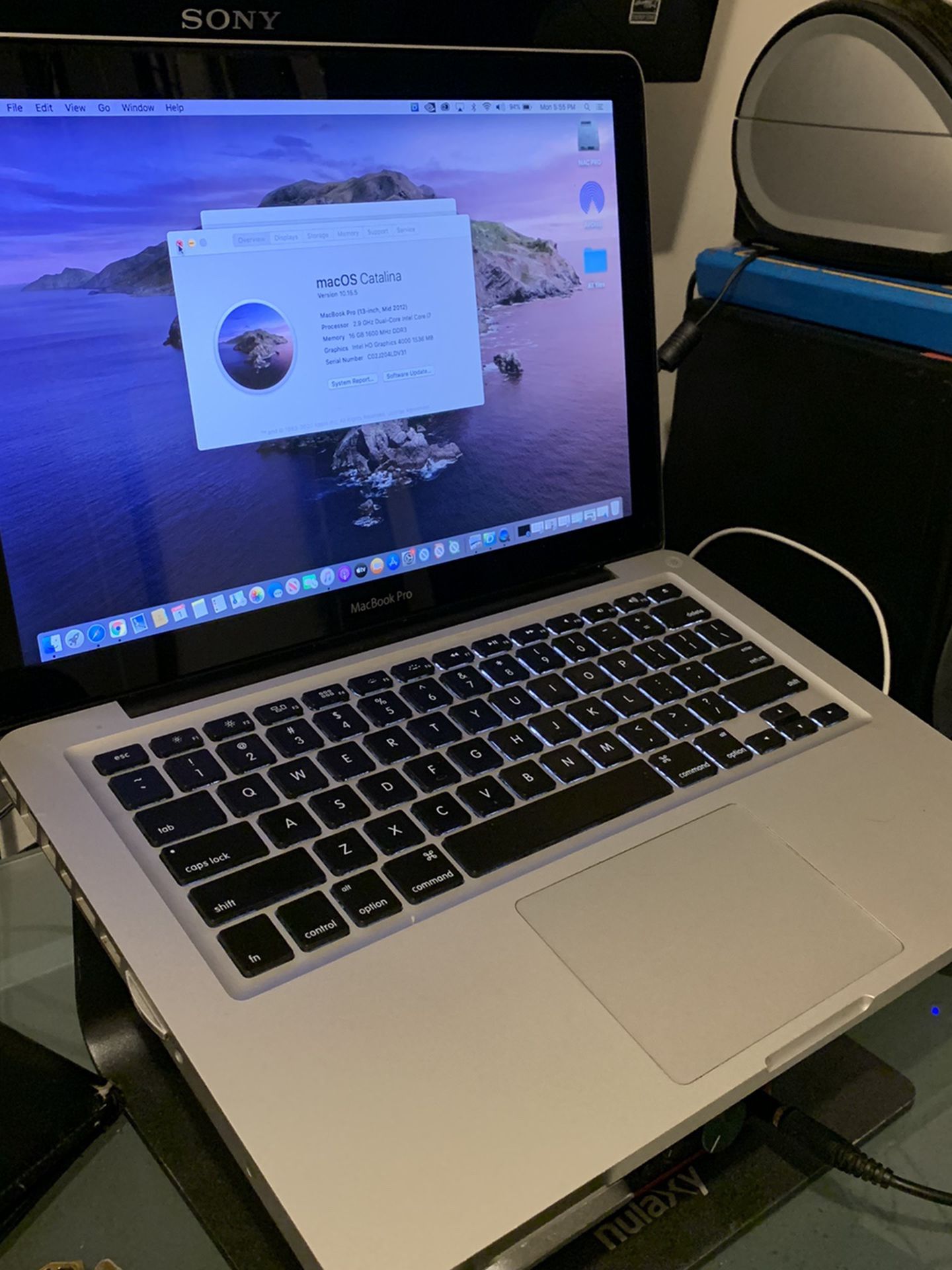 MacBook Pro 13 Inch Mid 2012