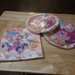 My Little Pony Birthday Party Plates And Napkins 