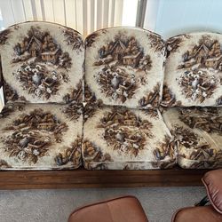 1970s vintage 3 seater coach