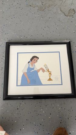 Disney Beauty and the Beast "Enchanted" Limited Edition Sericel w/ COA (1993)