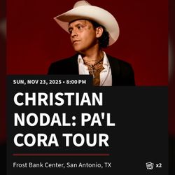 Christian Nodal Tickets 