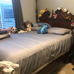 Queen Bed Frame And Cabinets