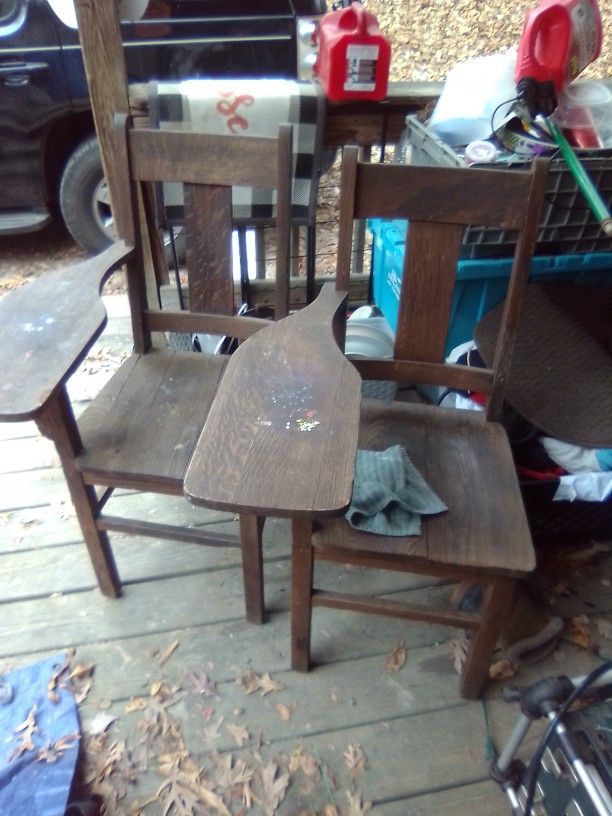 School Desk Wooden Chairs