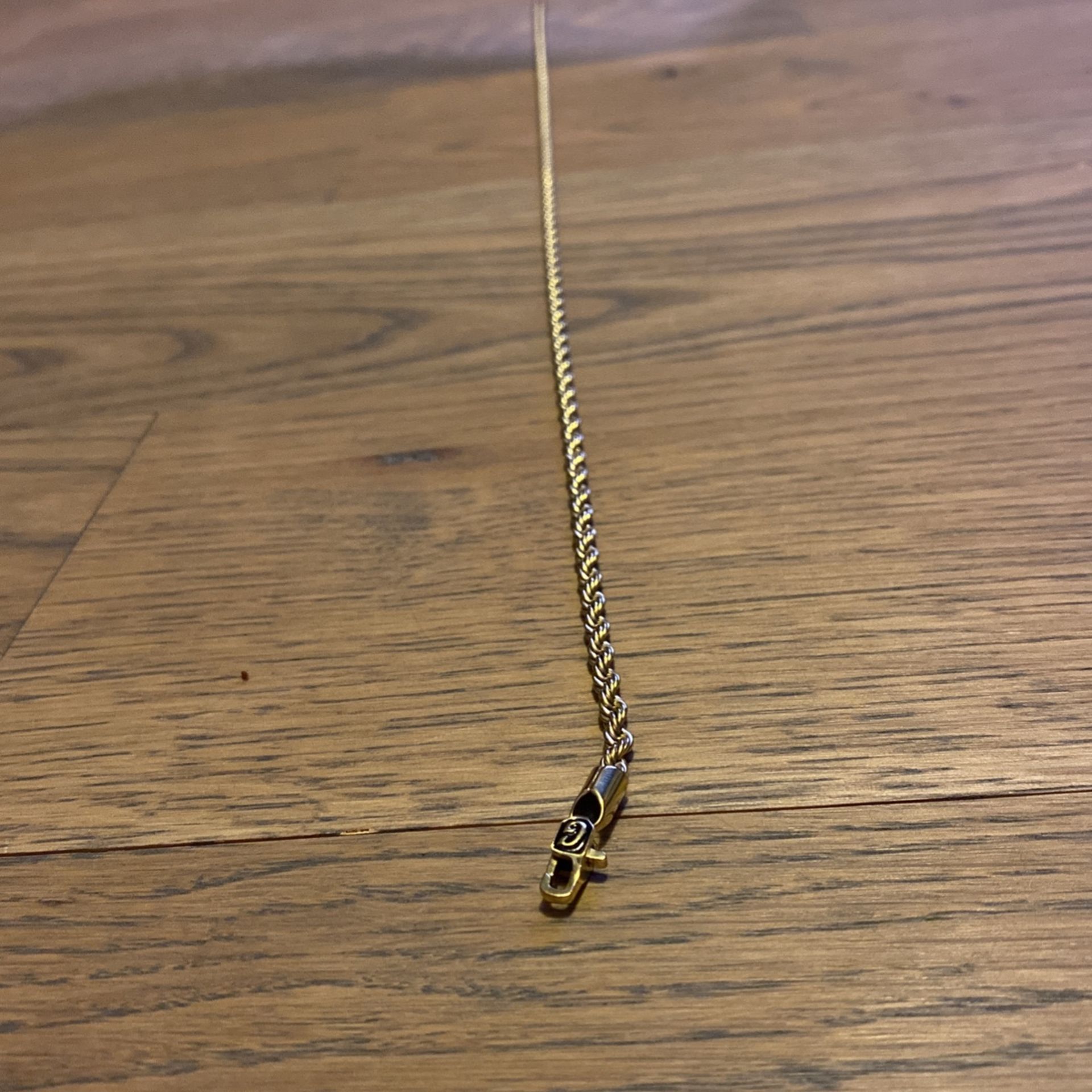 20 inch gold plated GLD chain