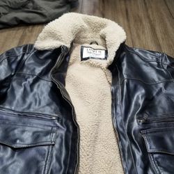 Levi's original leather jacket brown 