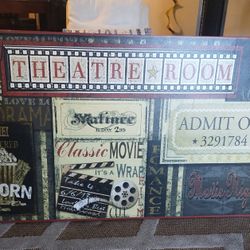 Large Theater Room Canvas