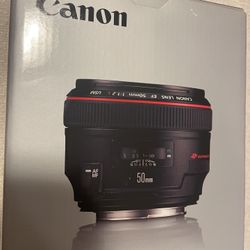 Canon EF 50 mm f 1.2 L USM