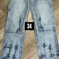 Amiri Blue Carpenter Pants (Negotiable)