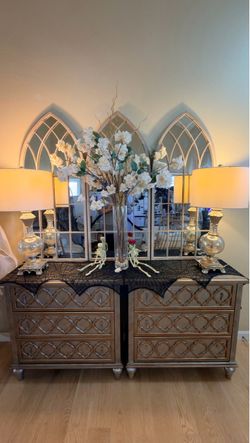 Oversized nightstands/drawer chests