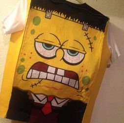 Frankenstein SpongeBob costume