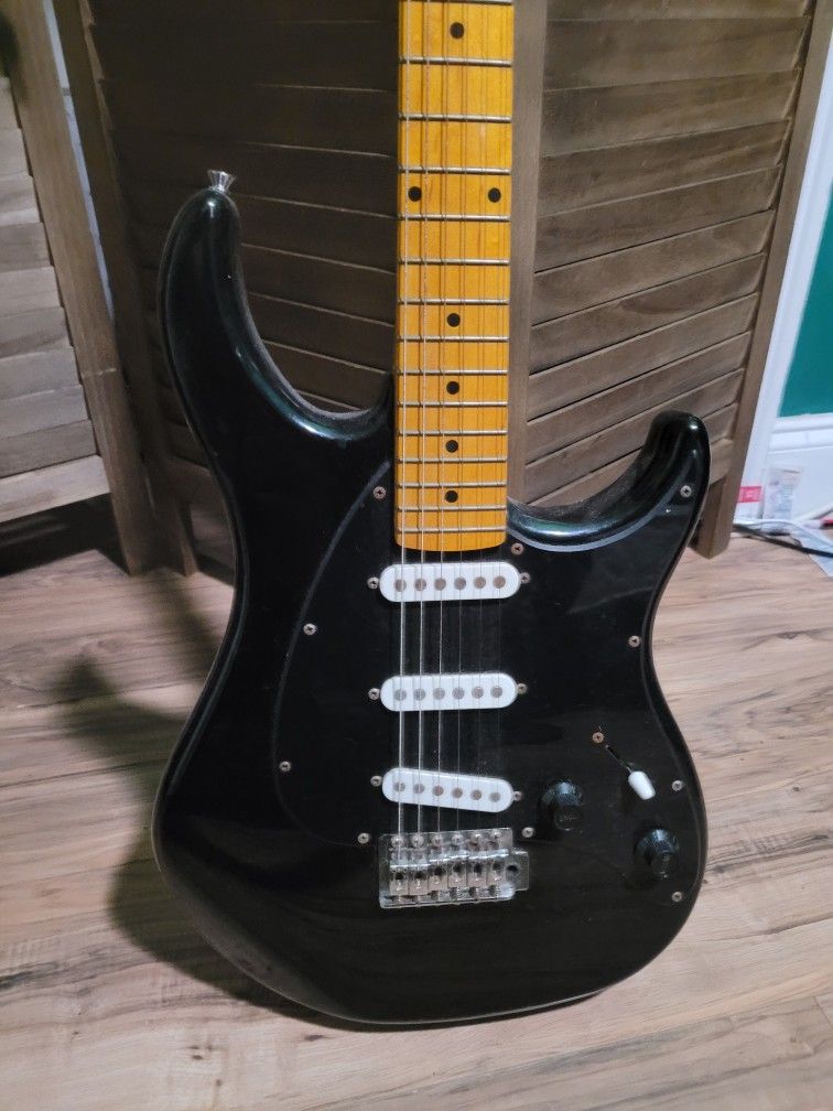 peavey raptor custom black guitar