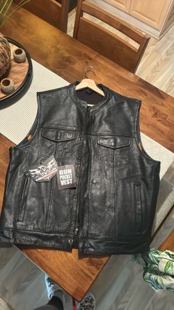 Chaleco De Cuero 100% Leather
