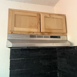  Ductless Under Cabinet Range Hood Exhaust Fan in Stainless Steel with LED Light