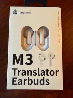 New TimeKettle 3m earbuds translator