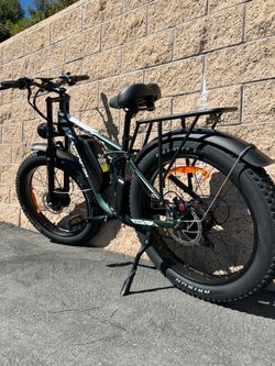 52V/1500w x2 Motors(3000W Total) /Dual Motor) Electric Mountain E-Bike, Fat Tire 26x4.0, XXL 32ah Battery