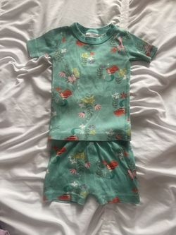 Little Mermaid Pj Shorts Set, Size 3T