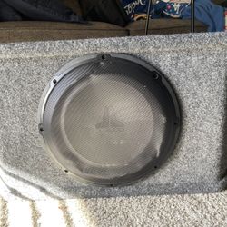12” JL AUDIO SUBWOOFER IN A BOX WITH AMPLIFIER