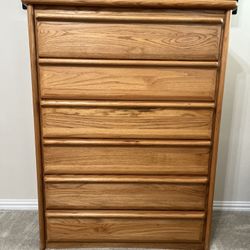 5pc Solid Oak Bedrm Set