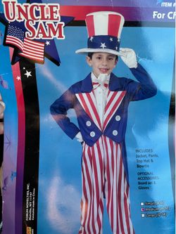 New, kids “ Uncle Sam “Costume