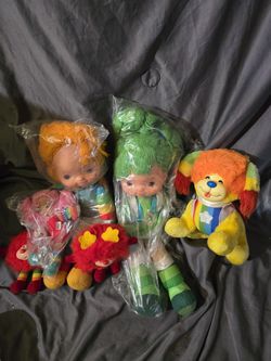 Vintage 1980s Rainbow Brite And Friends Lot Stored With Care