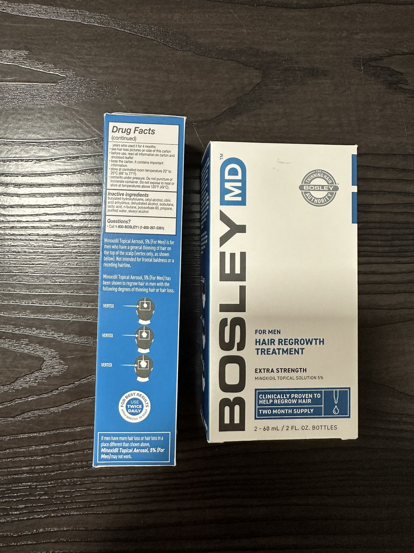 Bosley Minoxidil Topical Hair Growth Treatment