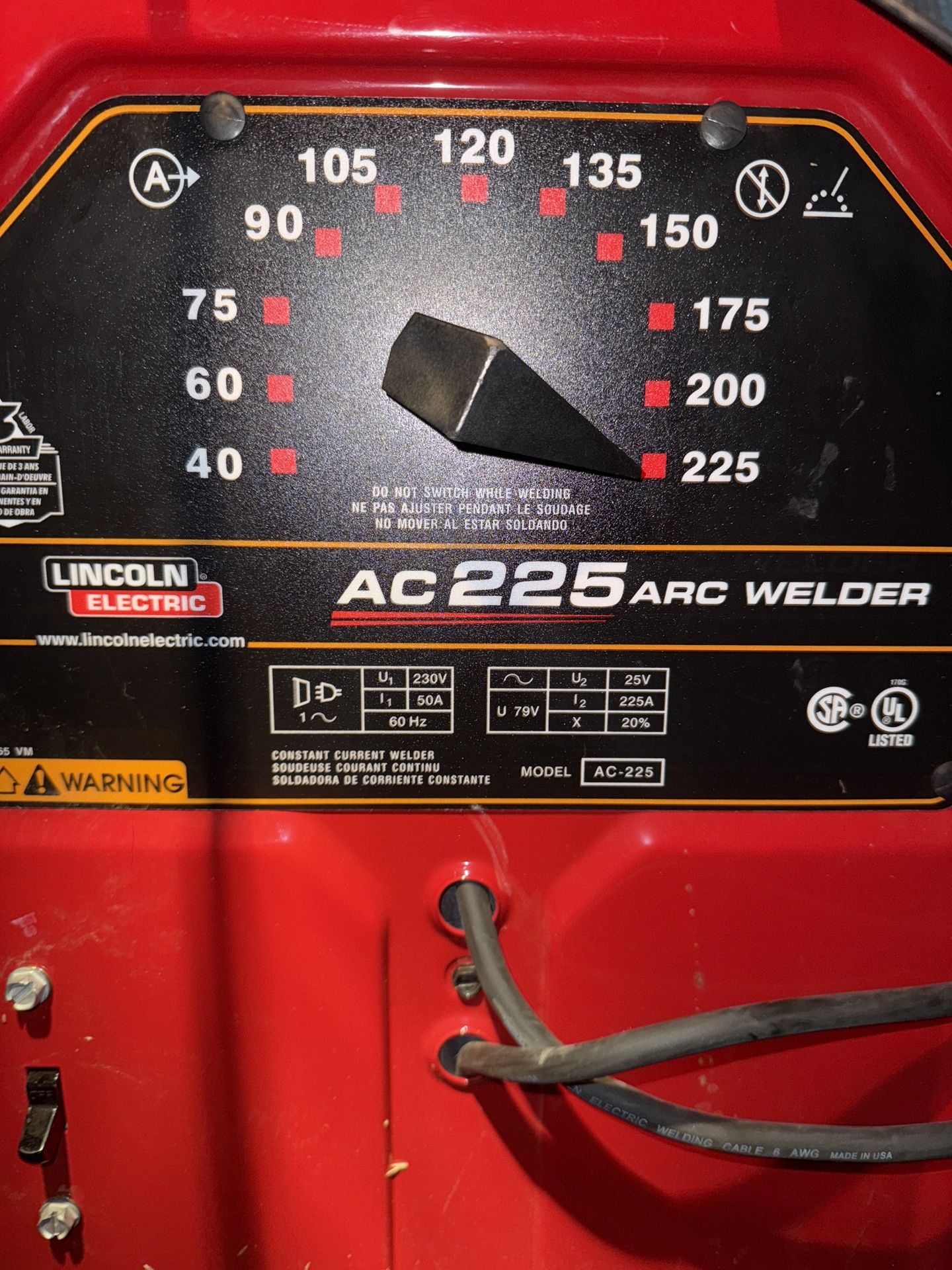 Lincoln Electric AC 225 ARC Welder