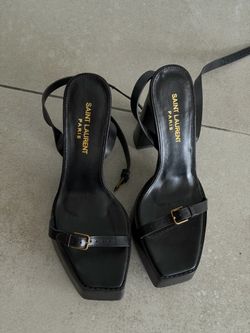 Saint Laurent Platz Platform Sandals